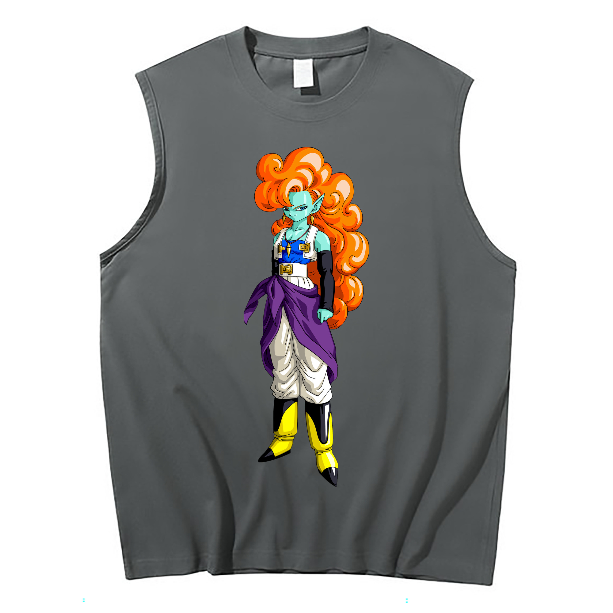 （画像用） ドラゴンボール DRAGON BALL コットン100％タンクトップ（フロントプリント）
